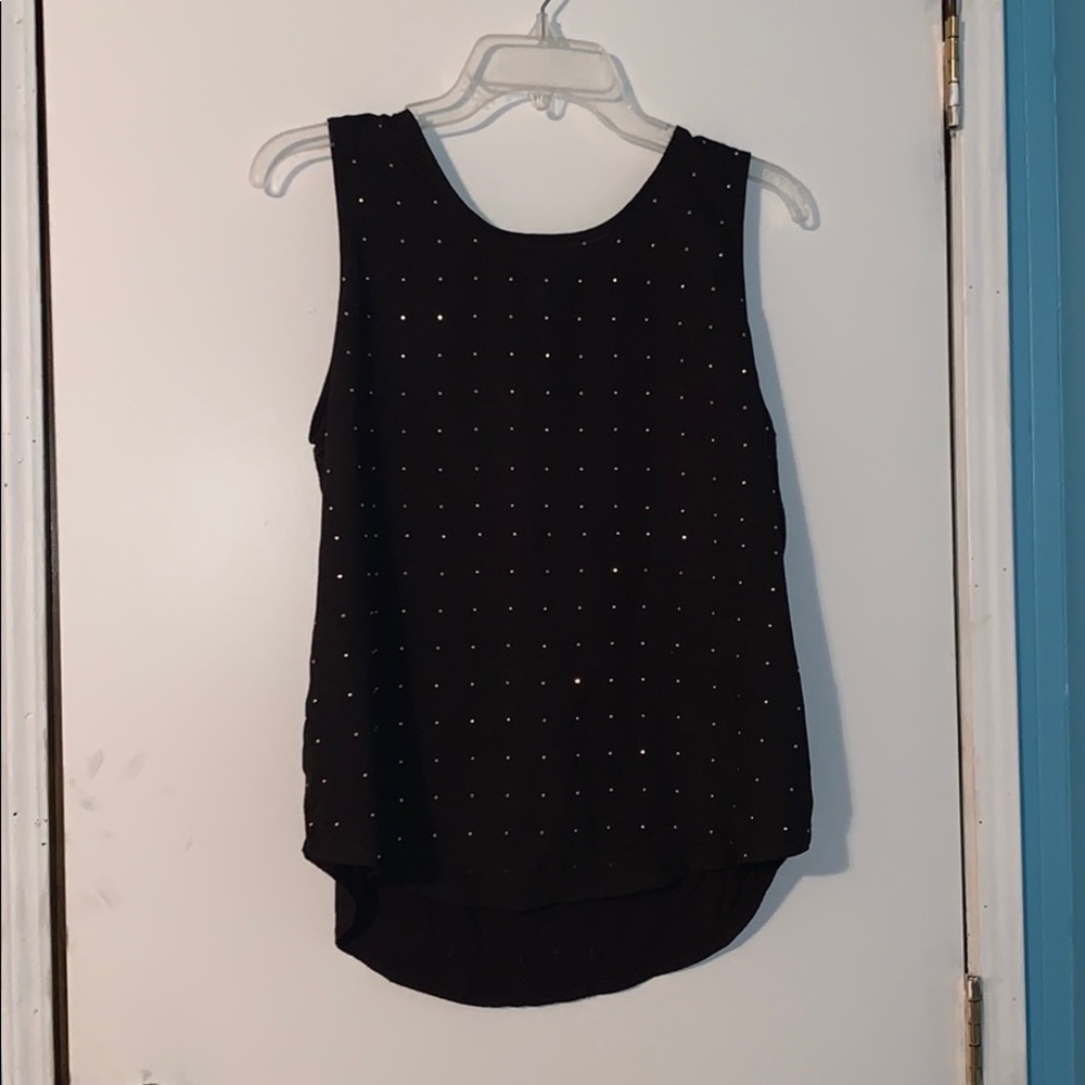 Black Studded Rebecca Malone Dress Tank